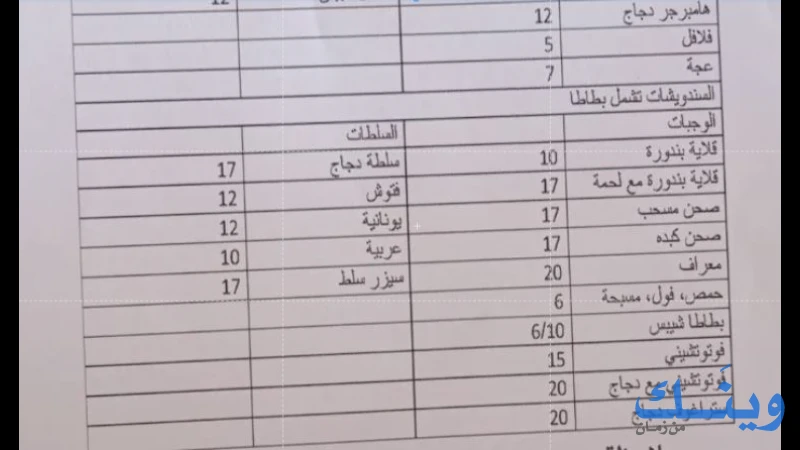 مطعم صحتين وعافية