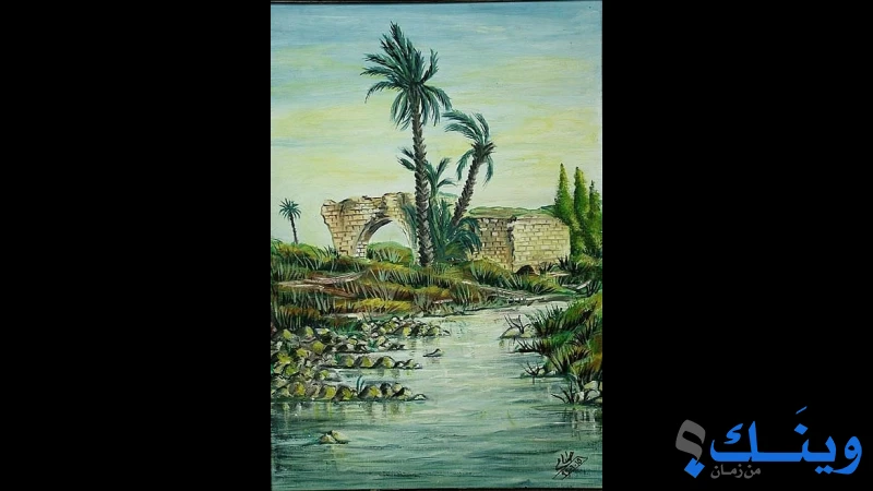 مكتب الخطاط والرسام حسام السبع
