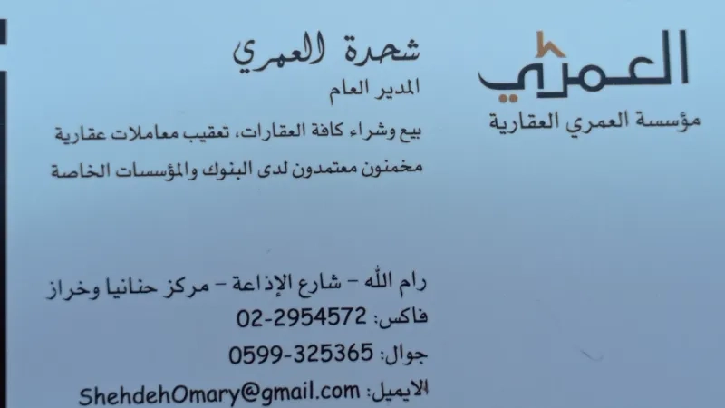 مؤسسة العمري العقاريه