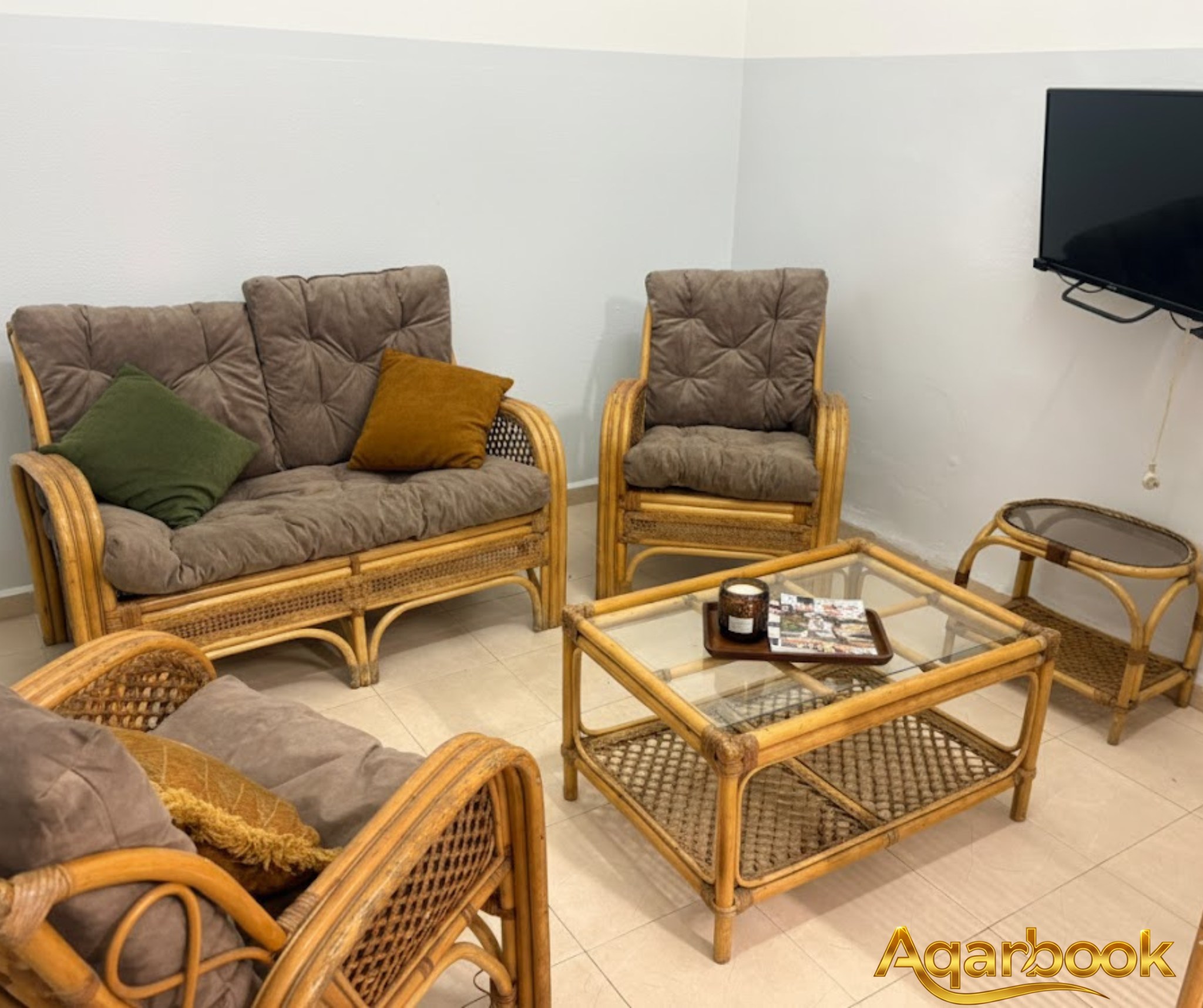 شقة أرضية مفروشة للايجار