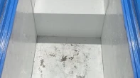 ثلاجة سلطات ومجلى مع حوض وفريزر