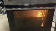 غاز مع فرن كهرباء