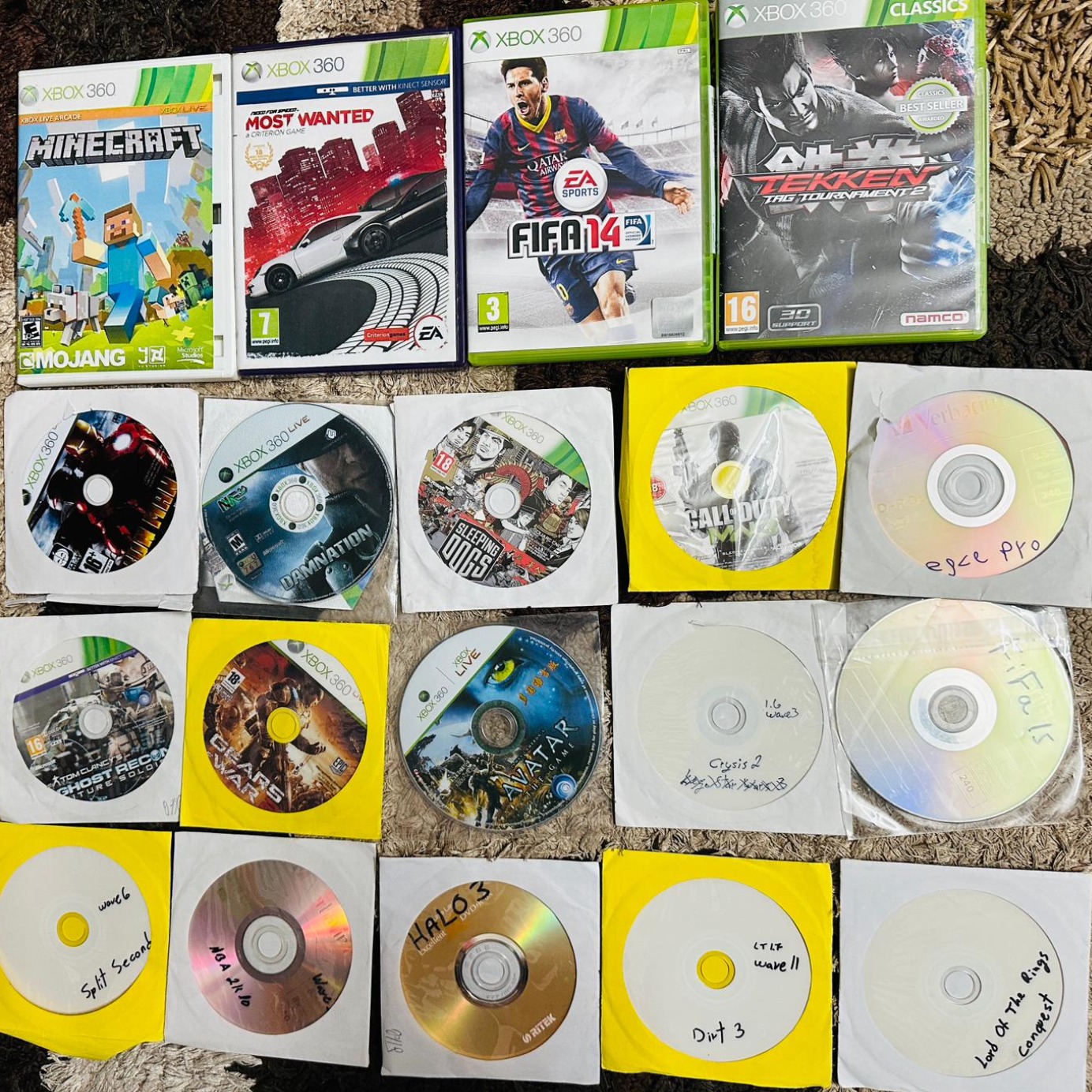 سيديات العاب اكس بوكس 360