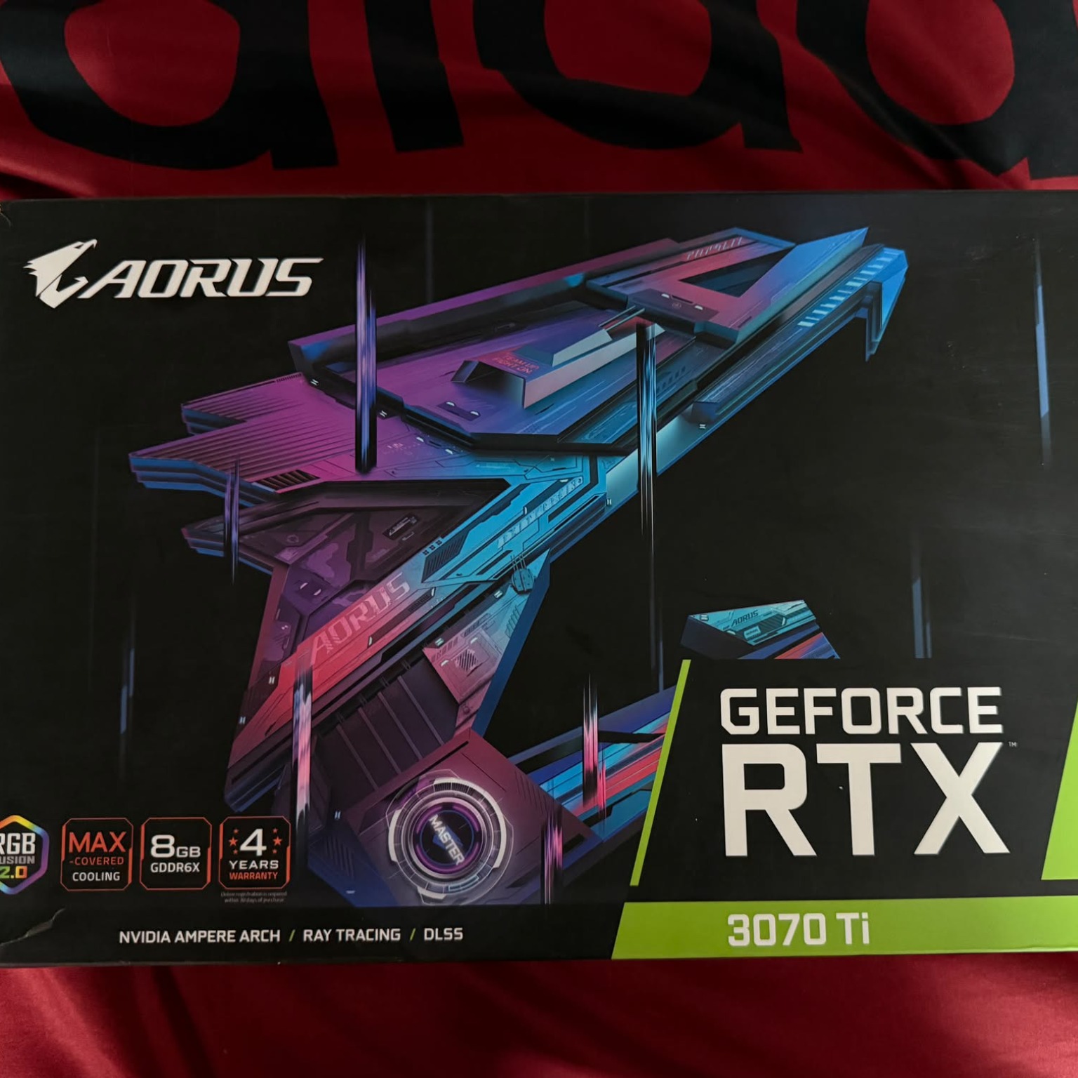 Rtx 3070ti Aorus Master  كرت شاشة
